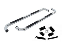 Load image into Gallery viewer, Go Rhino 4058C 4000 Series Side Steps with Mounting Brackets Kit - Chrome for Select Chevrolet Silverado 1500, Chevrolet Silverado LD, Chevrolet Silverado HD, Chevrolet Silverado HD, GMC Sierra 1500, GMC Sierra Limited, GMC Sierra HD, GMC Sierra HD