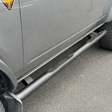 Load image into Gallery viewer, Go Rhino 4129T 4000 Series Side Steps with Mounting Brackets Kit - Textured Black Powder Coat for Select Ford Bronco
