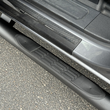 Load image into Gallery viewer, Go Rhino 4129T 4000 Series Side Steps with Mounting Brackets Kit - Textured Black Powder Coat for Select Ford Bronco