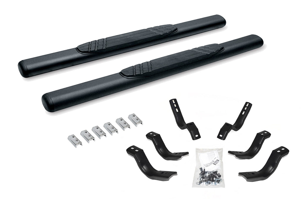 Go Rhino 684404552T 4" OE Xtreme Side Steps with Mounting Brackets Kit for Select Chevrolet Silverado 1500, Chevrolet Silverado HD, Chevrolet Silverado HD, GMC Sierra 1500, GMC Sierra HD, GMC Sierra HD