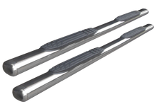 Load image into Gallery viewer, Go Rhino 10487PS 4" 1000 Series Oval Side Steps - BOARDS ONLY for Select Chevrolet Silverado 1500, Chevrolet Silverado HD, Chevrolet Silverado LTD, Chevrolet Silverado HD, Chevrolet Silverado 3500, Chevrolet Silverado HD, Dodge Ram 1500, Dodge Ram 2500,