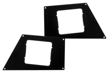 Load image into Gallery viewer, Go Rhino 241733T BR5/BR10 Front Light Plates (4x4 Surface Mount) for Select Chevrolet Silverado 1500, Chevrolet Silverado HD, Chevrolet Silverado HD, Dodge Ram 2500, Dodge Ram 3500, Ford F-150, Ford F-250 Super Duty, Ford F-350 Super Duty, Ford F-450