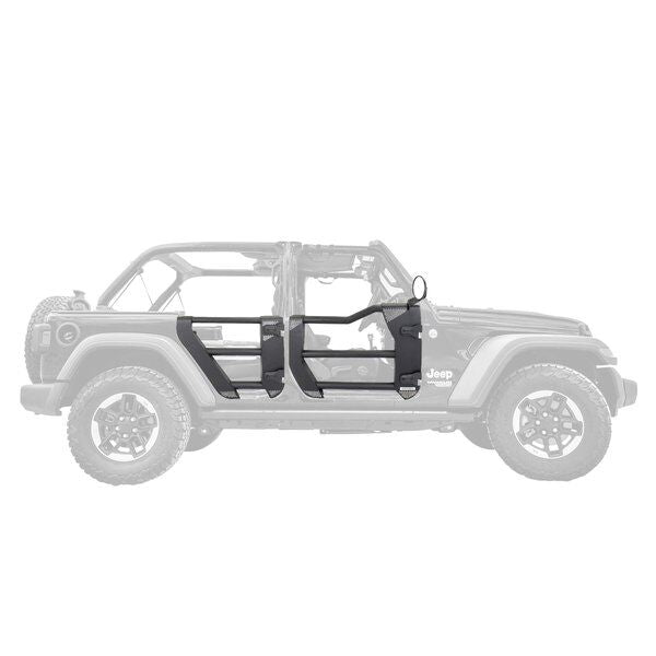 Go Rhino 572501 Trailline Tube Doors, Front pair for Jeep Wrangler JK/JKU for Select Jeep Wrangler, Jeep Wrangler JK