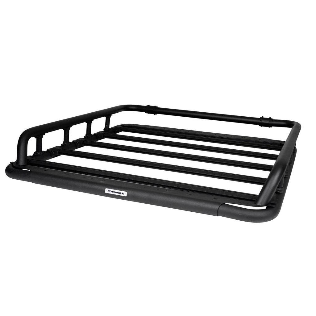 Go Rhino 5935352T SRM500 55" Long x 52" Wide Flat Platform Roof Rack with Tri Rail Kit