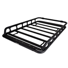 Load image into Gallery viewer, Go Rhino 5935372T SRM500 75" Long x 52" Wide Flat Platform Roof Rack with Tri Rail Kit