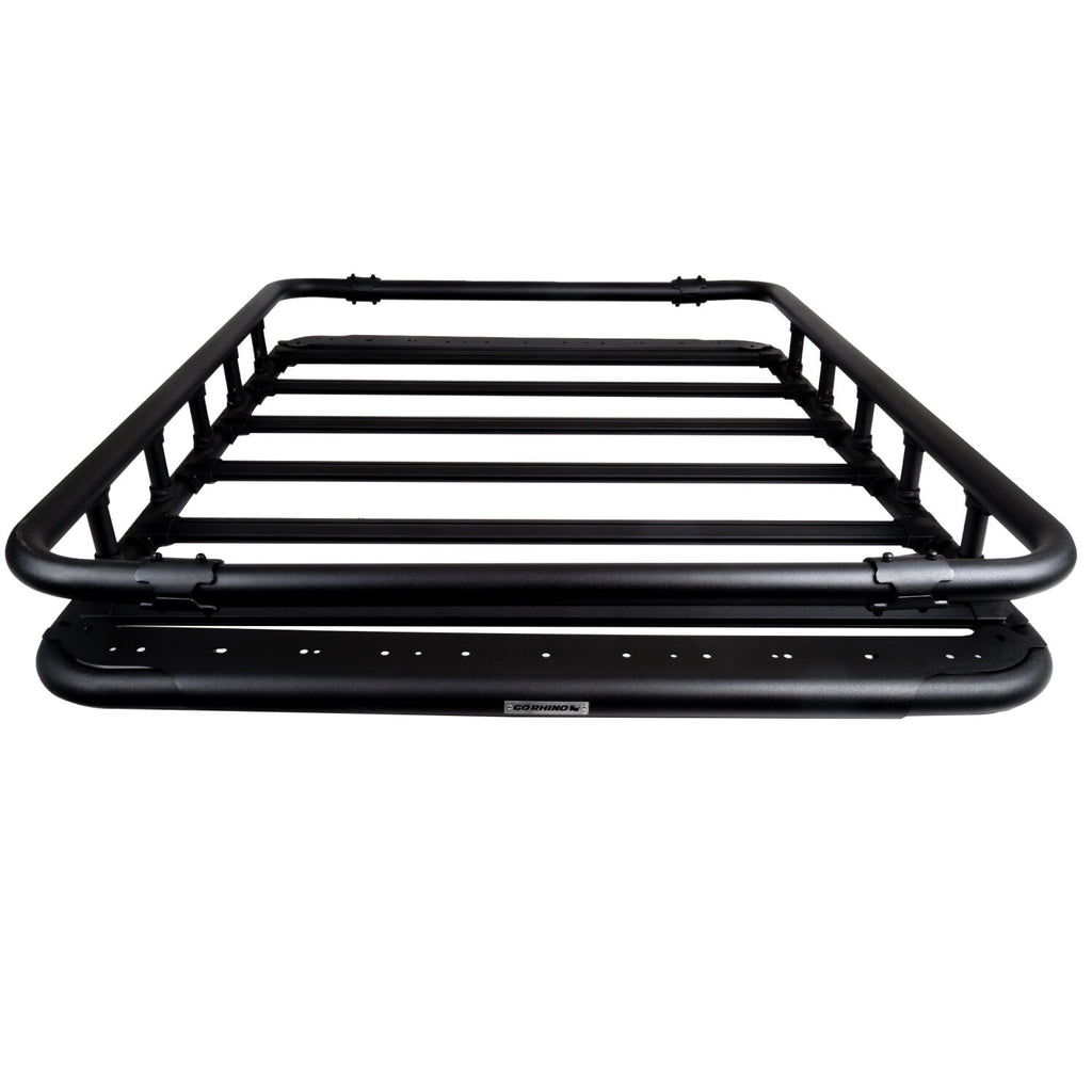 Go Rhino 5935463T SRM500 65" Long x 52" Wide Flat Platform Roof Rack with Quad Rail Kit