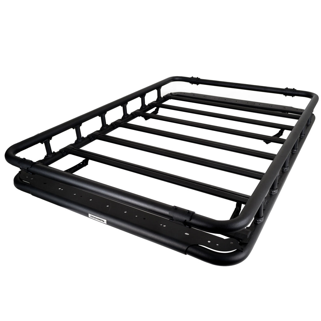 Go Rhino 5935473T SRM500 75" Long x 52" Wide Flat Platform Roof Rack with Quad Rail Kit