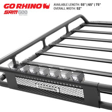 Load image into Gallery viewer, Go Rhino 5936055T SRM600 55" Long x 52" Wide Tubular Basket-Style Roof Rack