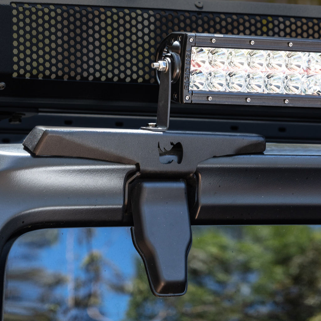 Go Rhino 599501T XE Rear Hard Top Light Mount for Jeep JL/JT - Fits 3" Cube, up to 40" LED bar for Select Jeep Gladiator, Jeep Wrangler