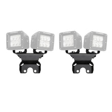 Load image into Gallery viewer, Go Rhino 599502T XE Rear Hard Top Light Mounts for Jeep JL/JT - Fits two 3x3 LED Cube Lights for Select Jeep Gladiator, Jeep Wrangler