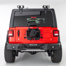 Load image into Gallery viewer, Go Rhino 599502T XE Rear Hard Top Light Mounts for Jeep JL/JT - Fits two 3x3 LED Cube Lights for Select Jeep Gladiator, Jeep Wrangler