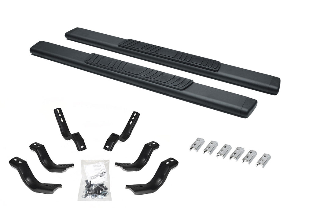 Go Rhino 685441552T 5" OE Xtreme Low Profile Side Steps with Mounting Brackets Kit for Select Toyota Tundra