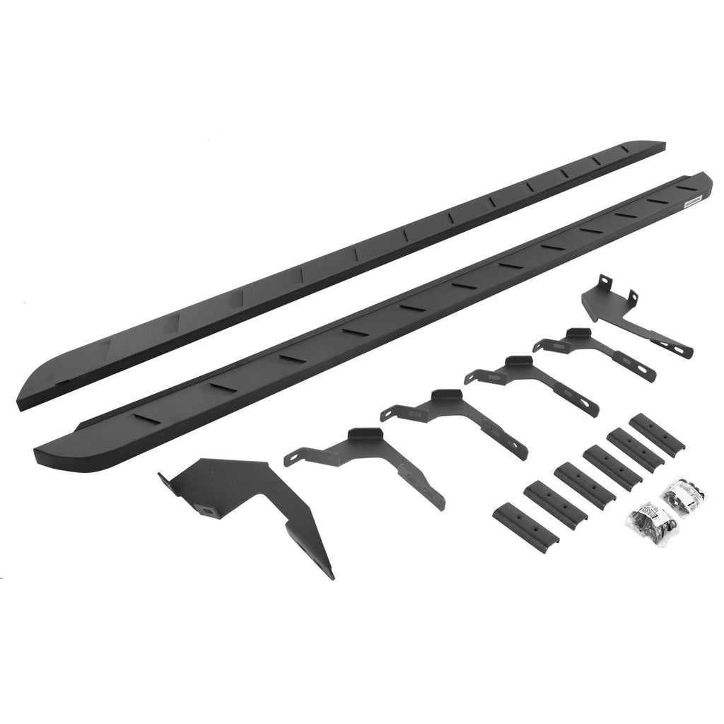 Go Rhino 63036880SPC RB10 Slim Line Running Boards with Mounting Brackets Kit for Select Ford Ranger