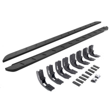 Load image into Gallery viewer, Go Rhino 63404887SPC RB10 Slim Line Running Boards with Mounting Brackets Kit for Select Chevrolet Silverado 1500, Chevrolet Silverado LTD, Chevrolet Silverado HD, Chevrolet Silverado HD, GMC Sierra 1500, GMC Sierra Limited, GMC Sierra HD, GMC Sierra HD