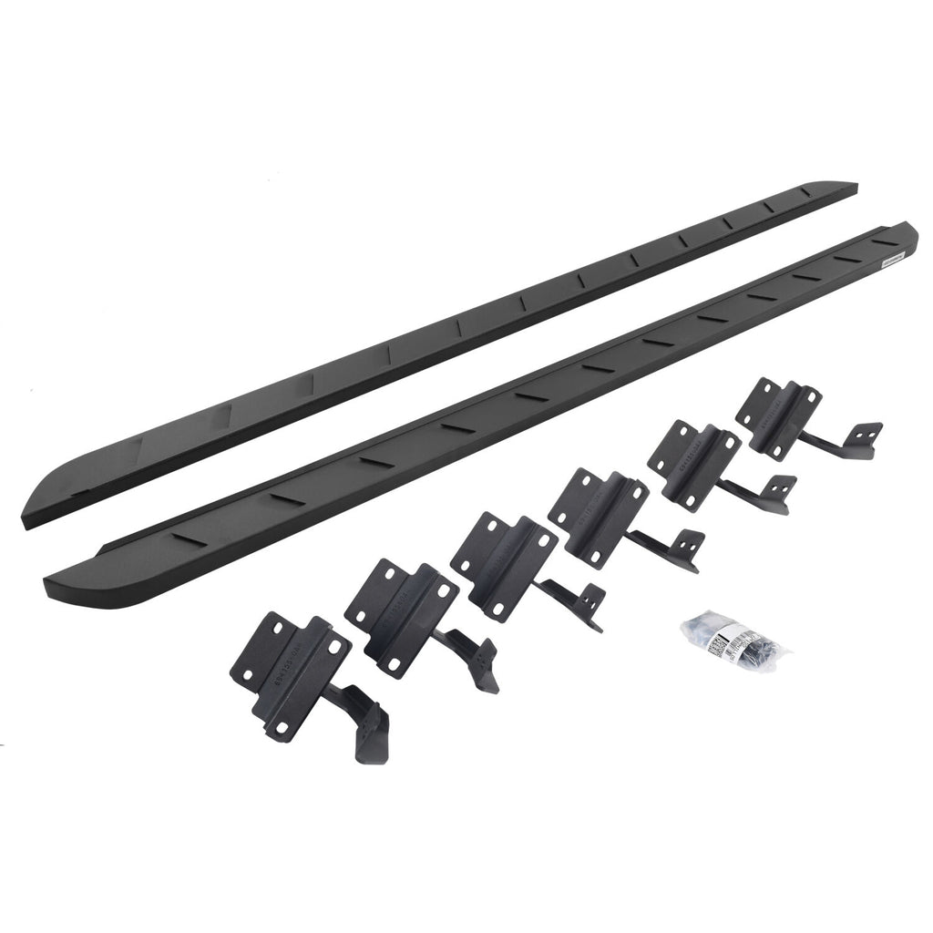 Go Rhino 63415587SPC RB10 Slim Line Running Boards with Mounting Brackets Kit for Select Ford F-150, Ford F-250 Super Duty, Ford F-350 Super Duty