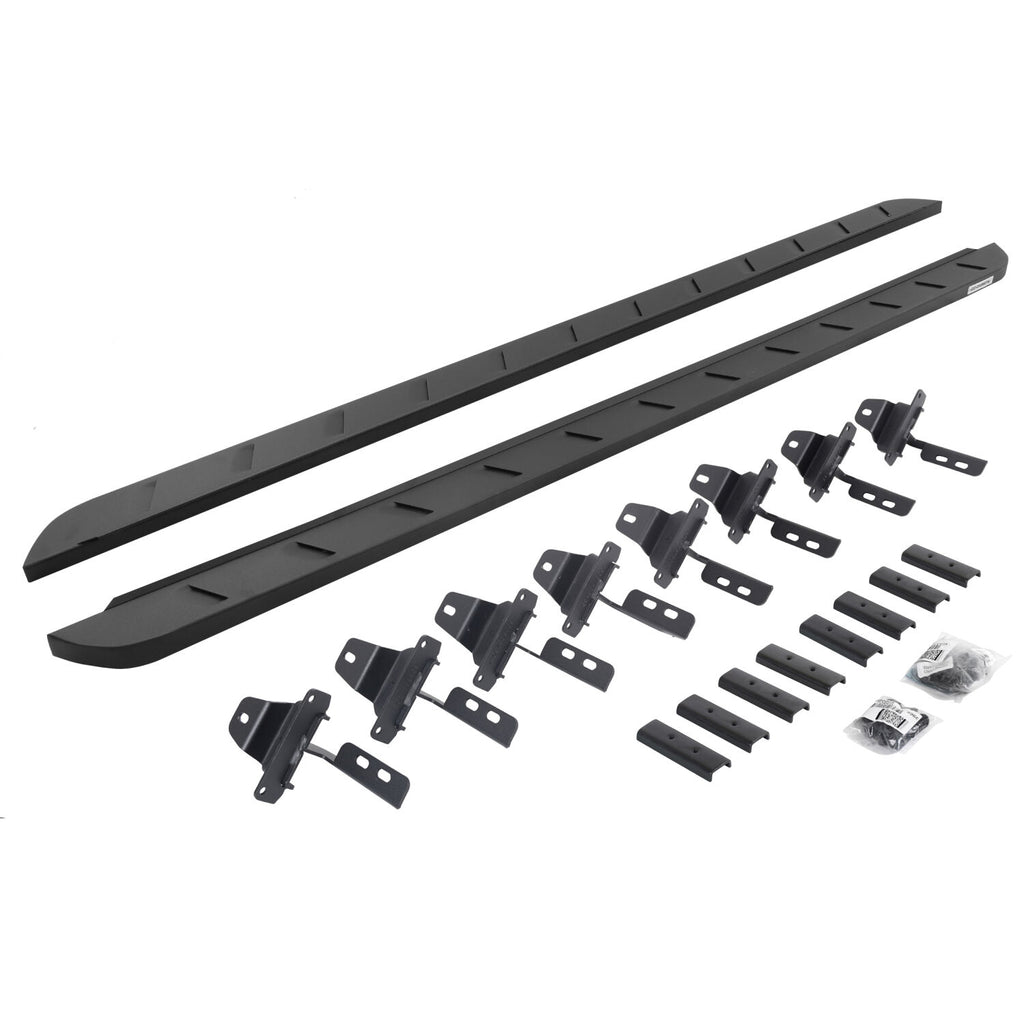 Go Rhino 63451687SPC RB10 Slim Line Running Boards with Mounting Brackets Kit for Select Jeep Gladiator
