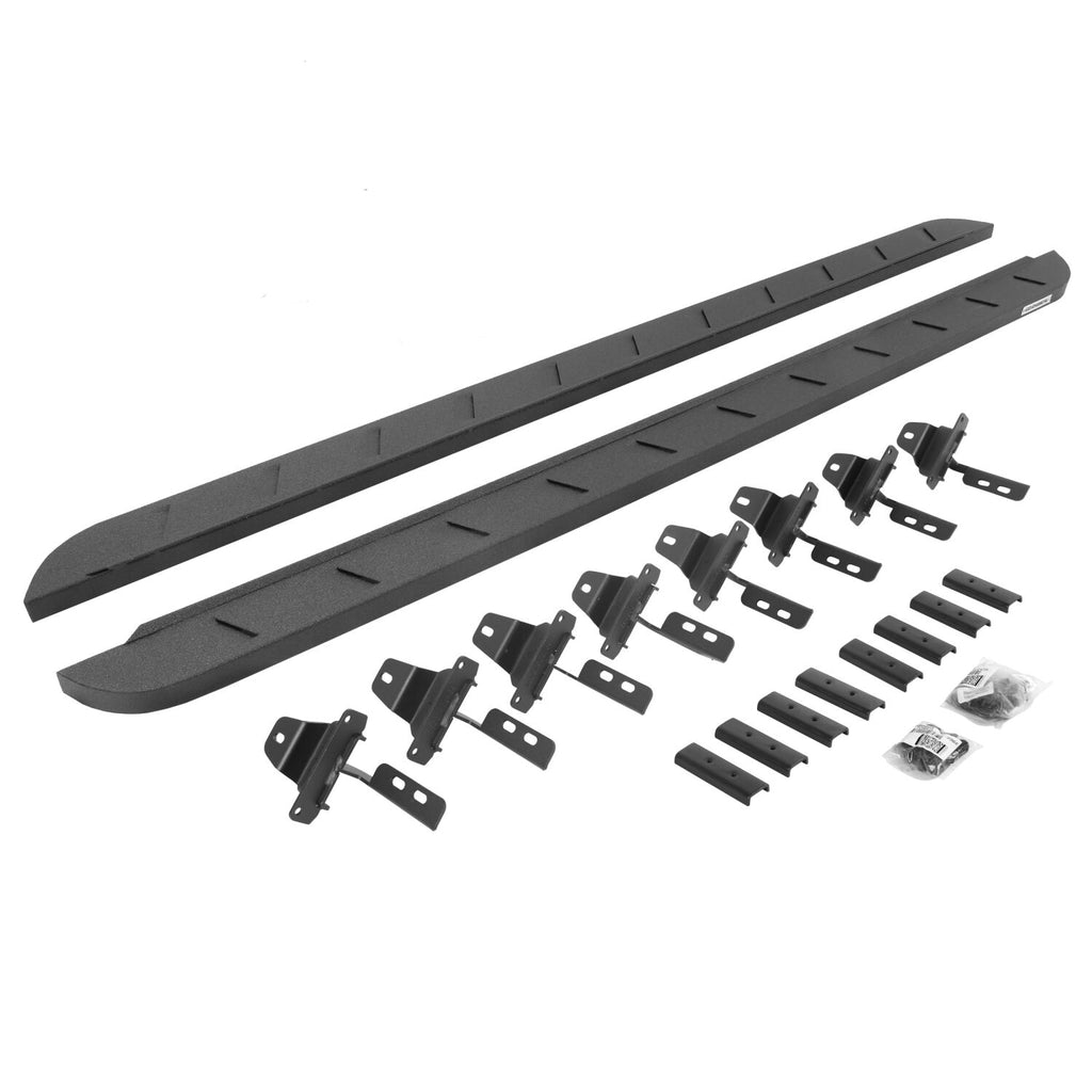 Go Rhino 63451687ST RB10 Slim Line Running Boards with Mounting Brackets Kit for Select Jeep Gladiator