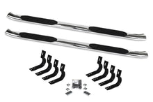 Load image into Gallery viewer, Go Rhino 67048PS 415 Side Steps with Mounting Brackets Kit - Gas Only - Crew Cab for Select Chevrolet Silverado 1500, Chevrolet Silverado HD, Chevrolet Silverado HD, GMC Sierra 1500, GMC Sierra HD, GMC Sierra HD