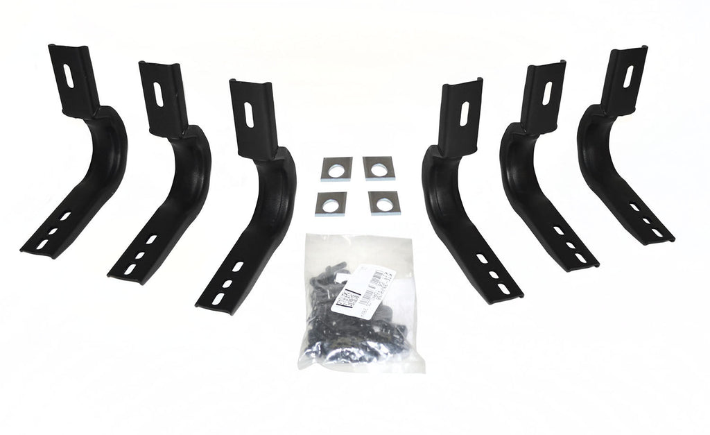 Go Rhino 6840455 OE Xtreme Cab Length Side Steps - MOUNTING BRACKETS ONLY - Gas Only for Select Chevrolet Avalanche, Chevrolet Silverado 1500, Chevrolet Silverado HD, Chevrolet Silverado HD, GMC Sierra 1500, GMC Sierra HD, GMC Sierra HD