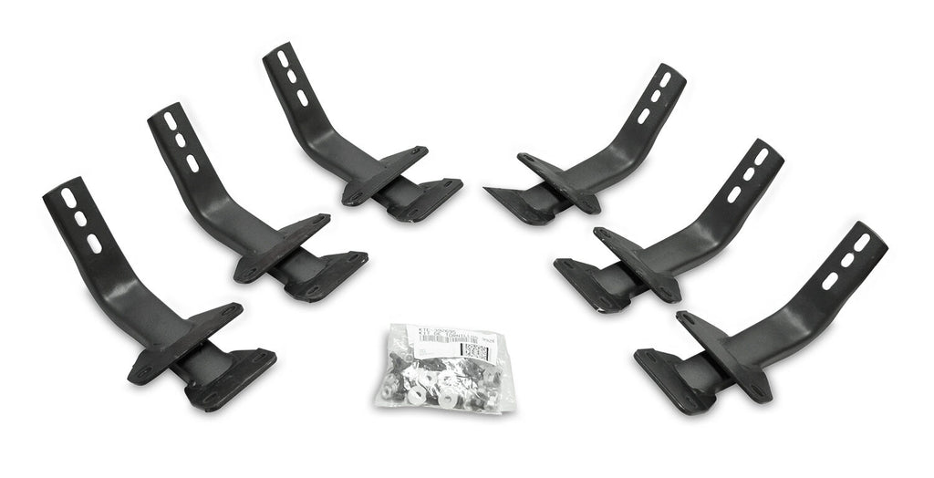 Go Rhino 6841555 OE Xtreme Cab Length Side Steps - MOUNTING BRACKETS ONLY for Select Ford F-150, Ford F-250 Super Duty, Ford F-350 Super Duty