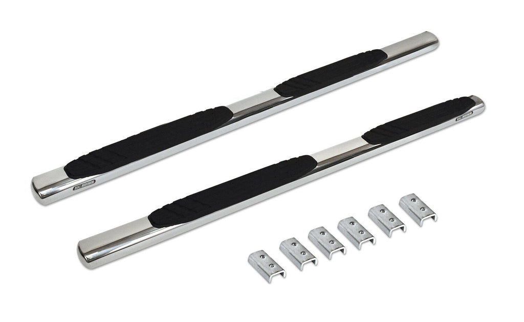 Go Rhino 684404580PS 4" OE Xtreme Side Steps with Mounting Brackets Kit for Select Chevrolet Avalanche, Chevrolet Silverado 1500, Chevrolet Silverado HD, Chevrolet Silverado HD, GMC Sierra 1500, GMC Sierra HD, GMC Sierra HD