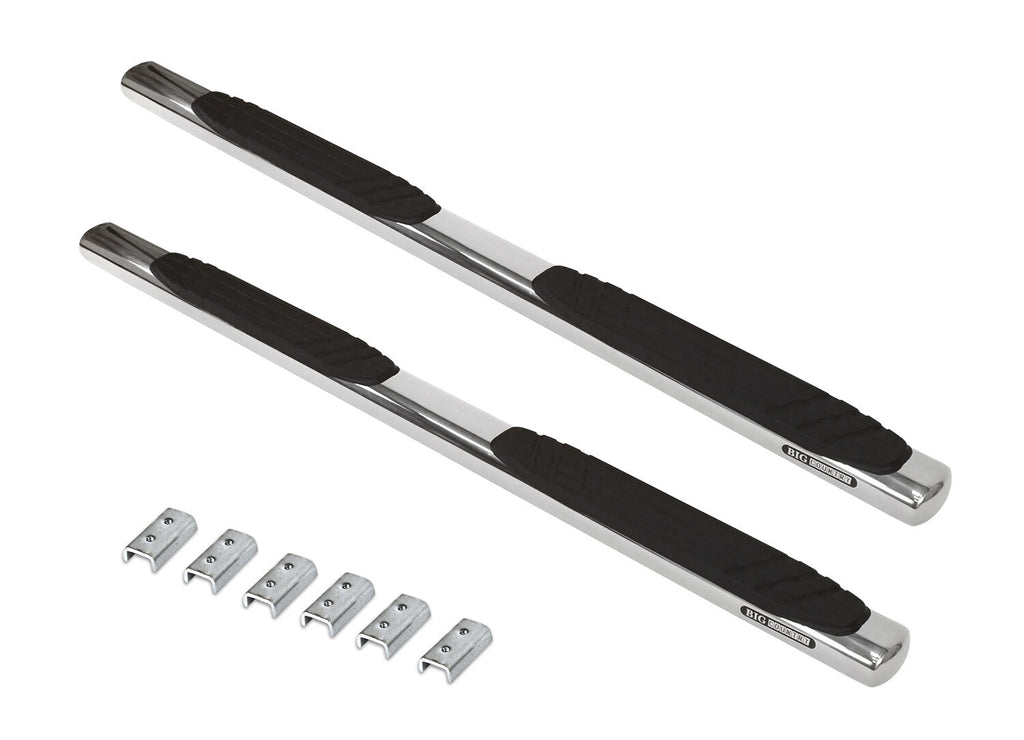 Go Rhino 684404687PS 4" OE Xtreme Side Steps with Mounting Brackets Kit for Select Chevrolet Silverado 1500, Chevrolet Silverado HD, Chevrolet Silverado HD, GMC Sierra 1500, GMC Sierra HD, GMC Sierra HD