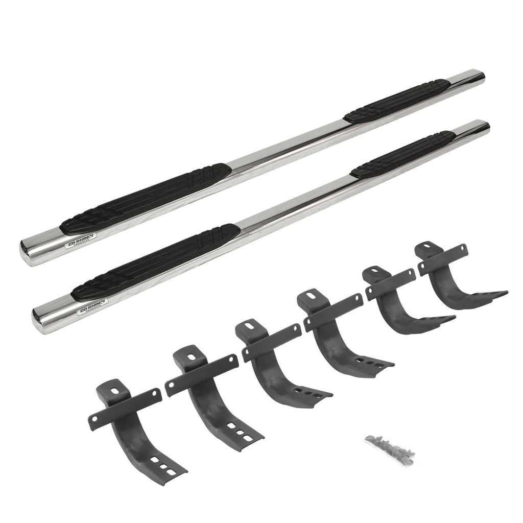 Go Rhino 684412971PS 4" OE Xtreme Side Steps with Mounting Bracket Kit for Select Ford Bronco