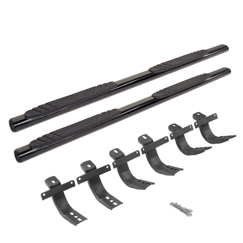 Go Rhino 684412971T 4" OE Xtreme Side Steps with Mounting Bracket Kit for Select Ford Bronco