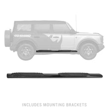 Load image into Gallery viewer, Go Rhino 684412971T 4" OE Xtreme Side Steps with Mounting Bracket Kit for Select Ford Bronco