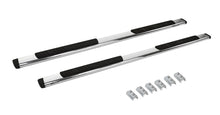 Load image into Gallery viewer, Go Rhino 685404580PS 5" OE Xtreme Low Profile Side Steps with Mounting Brackets Kit for Select Chevrolet Avalanche, Chevrolet Silverado 1500, Chevrolet Silverado HD, Chevrolet Silverado HD, GMC Sierra 1500, GMC Sierra HD, GMC Sierra HD