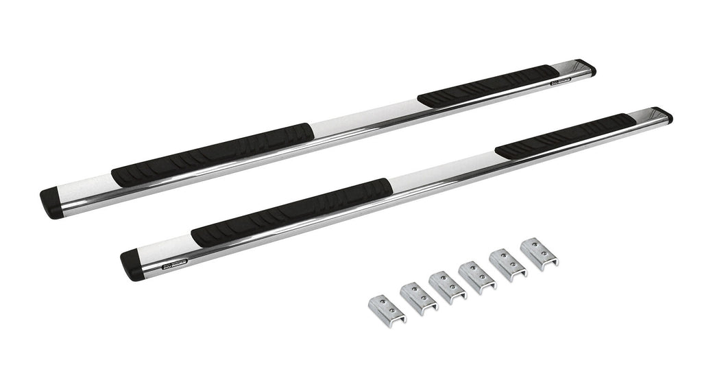 Go Rhino 685409980PS 5" OE Xtreme Low Profile Side Steps with Mounting Brackets Kit for Select Dodge Ram 1500, Ram