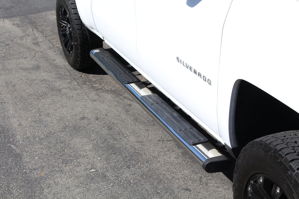 Go Rhino 686404680CC 6" OE Xtreme Composite SideSteps Kit + 4 Brackets Per Side (Gas Only) for Select Chevrolet Silverado 1500, Chevrolet Silverado LD, Chevrolet Silverado HD, Chevrolet Silverado HD, GMC Sierra 1500, GMC Sierra Limited