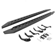 Load image into Gallery viewer, Go Rhino 69405187SPC RB20 Slim Line Running Boards with Mounting Brackets Kit for Select Chevrolet Silverado HD, Chevrolet Silverado HD, GMC Sierra HD, GMC Sierra HD