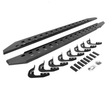Load image into Gallery viewer, Go Rhino 69405880SPC RB20 Slim Line Running Boards with Mounting Brackets Kit for Select Chevrolet Silverado 1500, Chevrolet Silverado LD, Chevrolet Silverado HD, Chevrolet Silverado HD, GMC Sierra 1500, GMC Sierra HD, GMC Sierra HD