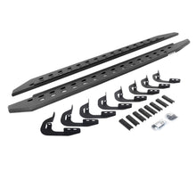 Load image into Gallery viewer, Go Rhino 69404880ST RB20 Slim Line Running Boards with Mounting Bracket Kit for Select Chevrolet Silverado 1500, Chevrolet Silverado LTD, Chevrolet Silverado HD, Chevrolet Silverado HD, GMC Sierra 1500, GMC Sierra Limited, GMC Sierra HD, GMC Sierra HD