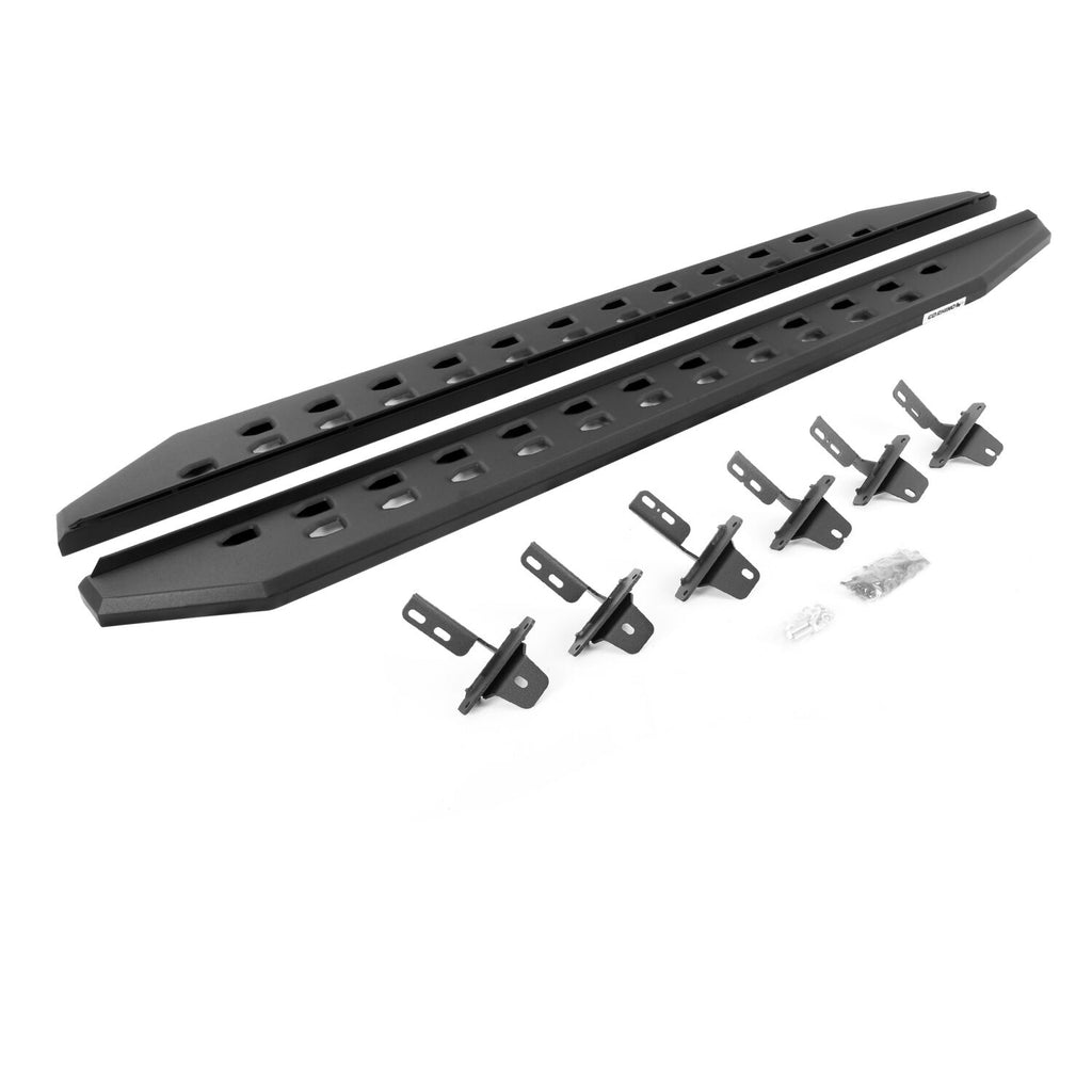 Go Rhino 69412973SPC RB20 Slim Line Running Boards with Mounting Bracket Kit for Select Ford Bronco