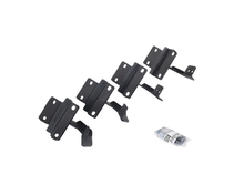 Load image into Gallery viewer, Go Rhino V3417780T V-Series V3 Aluminum Side Steps and Mounting Brackets Kit - Textured Black for Select Ford F-150, Ford F-250 Super Duty, Ford F-350 Super Duty