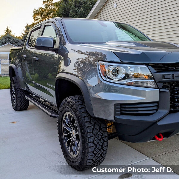 Go Rhino 69423580SPC RB20 Slim Line Running Boards with Mounting Brackets Kit for Select Chevrolet Colorado, GMC Canyon