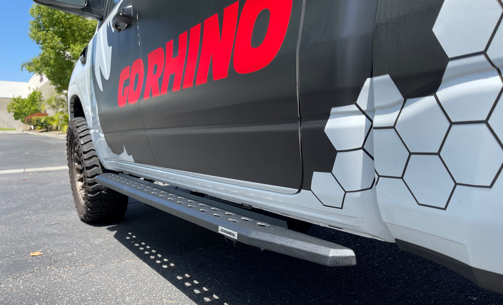 Go Rhino 69430687SPC RB20 Slim Line Running Boards with Mounting Brackets Kit for Select Ram