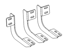 Load image into Gallery viewer, Go Rhino 6943466 V-Series V3, RB30 and RB Slim Side Steps - MOUNTING BRACKETS ONLY for Select Nissan Frontier