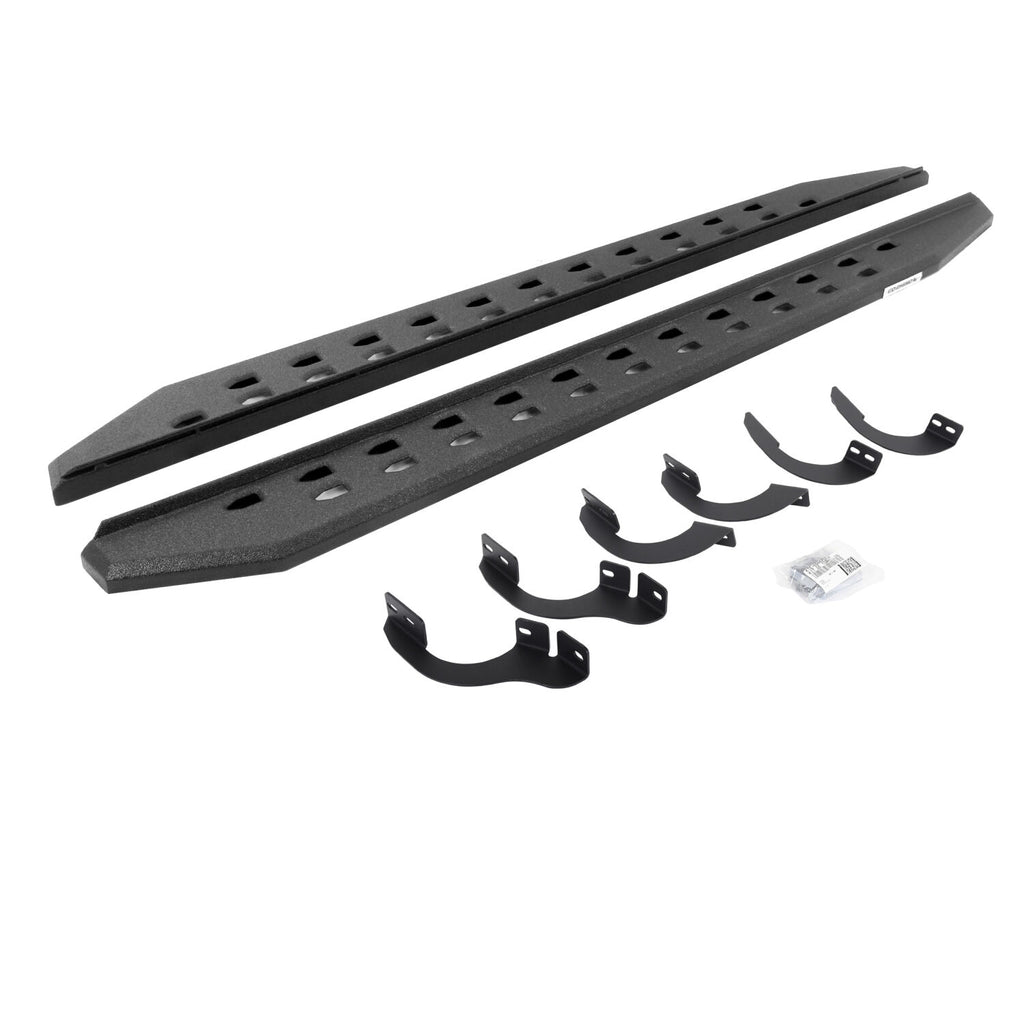 Go Rhino 69442568ST RB20 Slim Line Running Boards with Mounting Bracket Kit for Select Toyota 4Runner