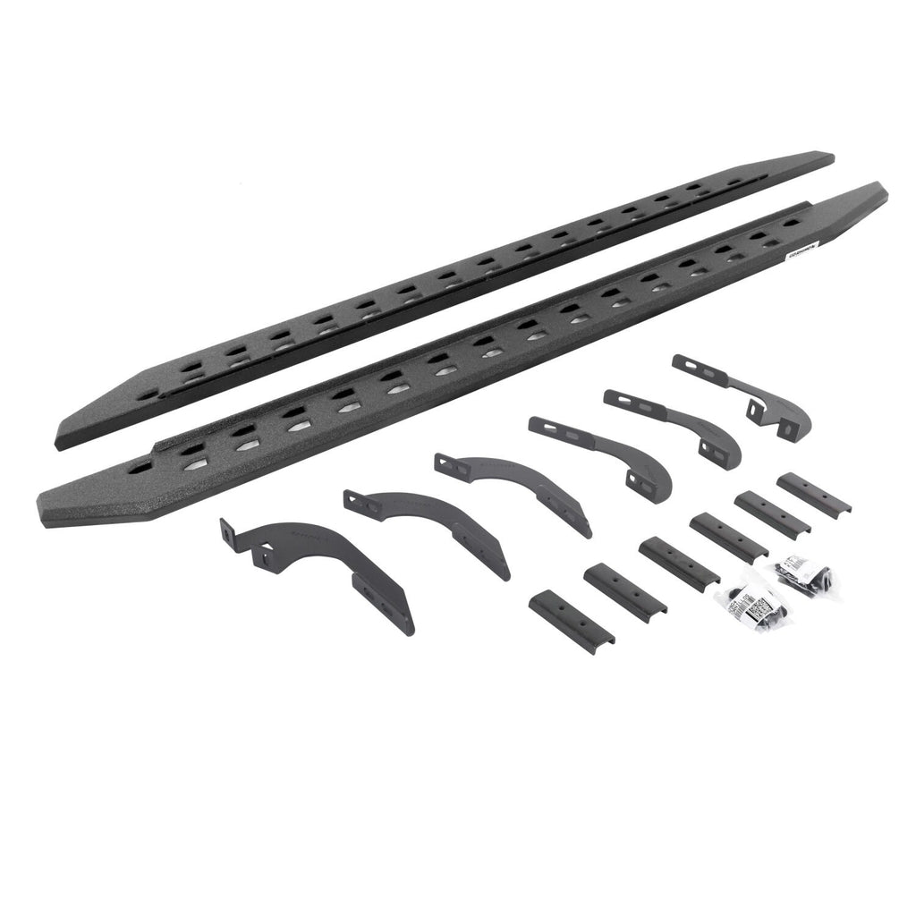 Go Rhino 69442768ST RB20 Slim Line Running Boards with Mounting Bracket Kit for Select Toyota 4Runner