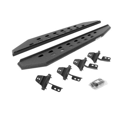 Go Rhino 69492648ST RB20 Slim Line Running Boards with Mounting Bracket Kit for Select Jeep Wrangler, Jeep Wrangler JK