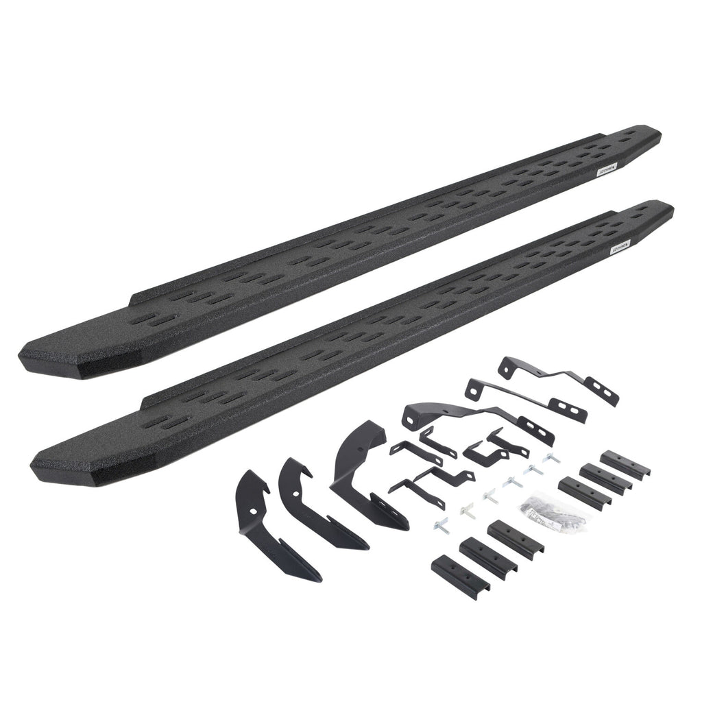 Go Rhino 69604280T RB30 Running Boards with Mounting Bracket Kit for Select Chevrolet Silverado HD, Chevrolet Silverado HD, GMC Sierra HD, GMC Sierra HD