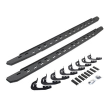 Load image into Gallery viewer, Go Rhino 69604787ST RB30 Slim Line Running Boards with Mounting Bracket Kit for Select Chevrolet Silverado 1500, Chevrolet Silverado HD, Chevrolet Silverado HD, GMC Sierra 1500, GMC Sierra HD, GMC Sierra HD