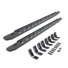 Load image into Gallery viewer, Go Rhino 69604880SPC RB30 Slim Line Running Boards with Mounting Bracket Kit for Select Chevrolet Silverado 1500, Chevrolet Silverado LTD, Chevrolet Silverado HD, Chevrolet Silverado HD, GMC Sierra 1500, GMC Sierra Limited, GMC Sierra HD, GMC Sierra HD