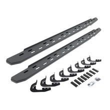 Load image into Gallery viewer, Go Rhino 69605880SPC RB30 Slim Line Running Boards with Mounting Bracket Kit for Select Chevrolet Silverado 1500, Chevrolet Silverado LD, Chevrolet Silverado HD, Chevrolet Silverado HD, GMC Sierra 1500, GMC Sierra Limited, GMC Sierra HD, GMC Sierra HD