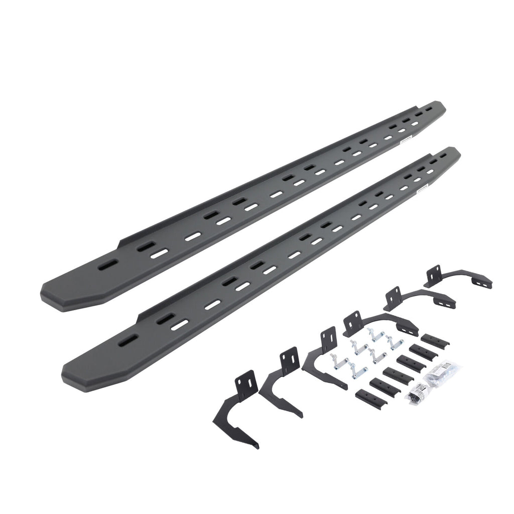 Go Rhino 69609980SPC RB30 Slim Line Running Boards with Mounting Bracket Kit for Select Dodge Ram 1500, Ram