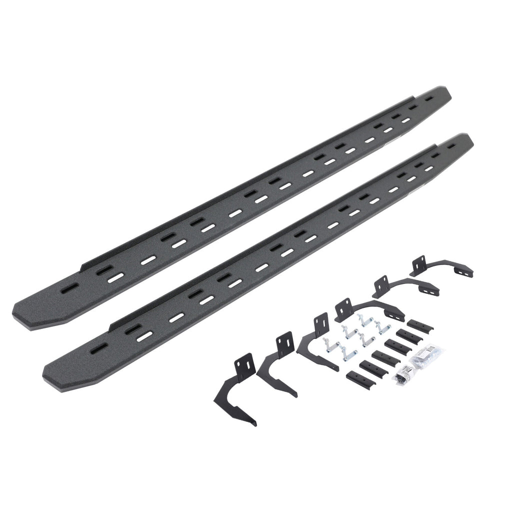 Go Rhino 69609980ST RB30 Slim Line Running Boards with Mounting Bracket Kit for Select Dodge Ram 1500, Ram