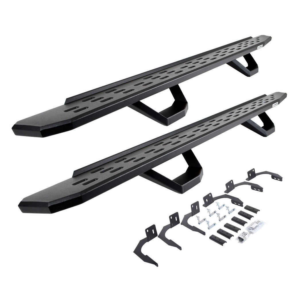 Go Rhino 6961068720PC RB30 Running Boards with Mounting Brackets, 2 Pairs Drop Steps Kit for Select Dodge Ram 1500, Dodge Ram 2500, Dodge Ram 3500, Ram 1500, Ram 2500, Ram